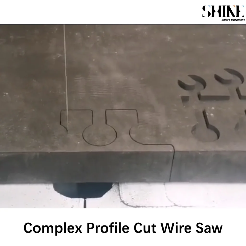 complex profile cut wire saw