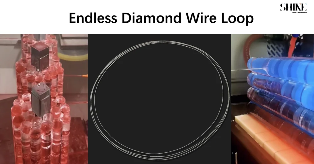 bucle de hilo diamantado