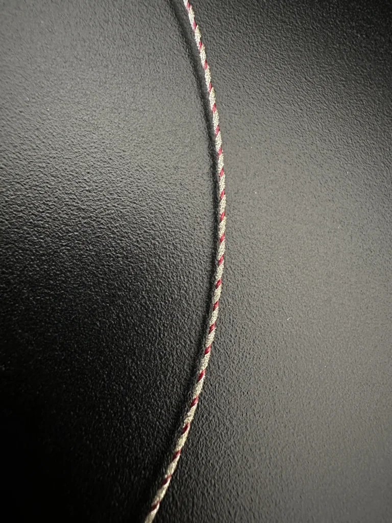 thread coated diamond wire loop