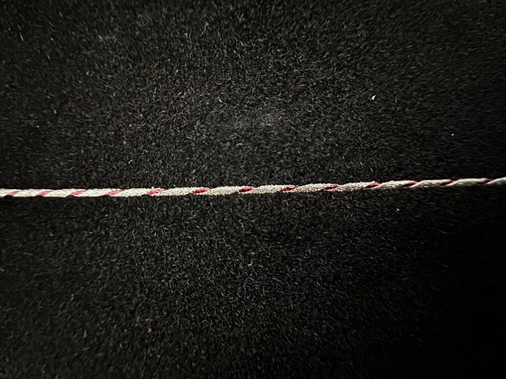 thread coat diamond wire loop