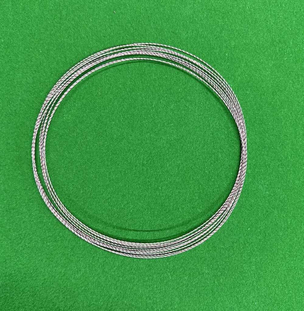 Electroplated diamond wire loop