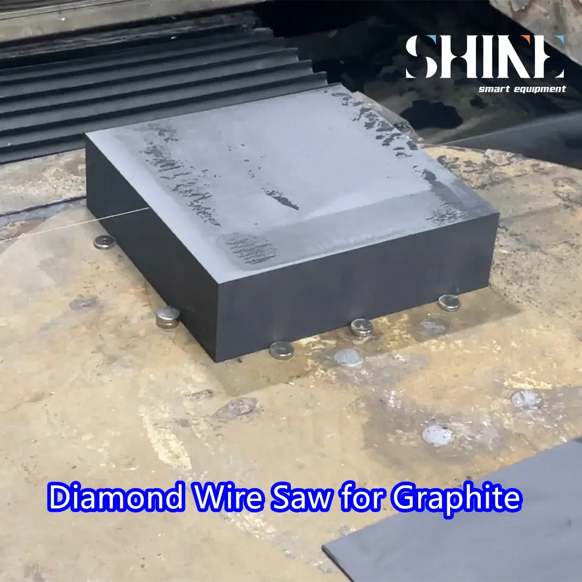 Graphite Cutting WIre Saw Machine Sh60-60,Big Size Diamond Wire Saw Cut Machine